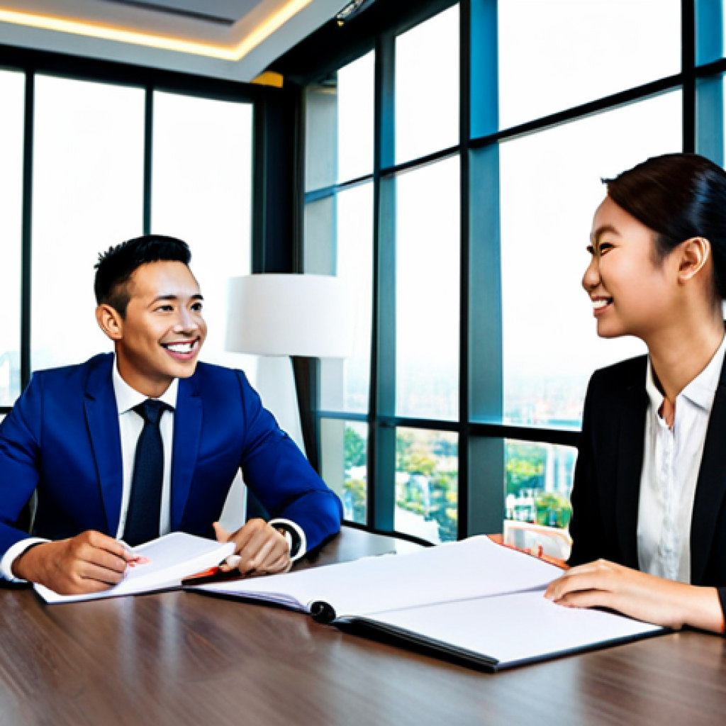 스포츠마케팅 직무 인터뷰 준비 가이드 - Confident Sports Marketing Job Interview**
A highly confident young professional, with features comm...