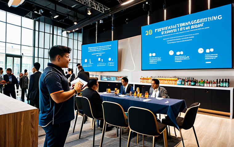 스포츠마케팅 직무 인터뷰 준비 가이드 - Confident Sports Marketing Job Interview**
A highly confident young professional, with features comm...