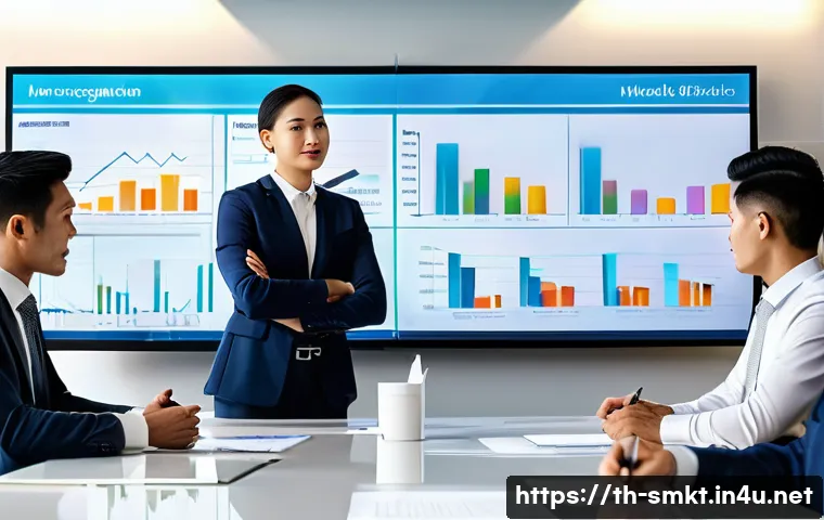 스포츠마케팅 연봉 협상의 심리학 - A professional negotiation scene in a modern Bangkok office, featuring a confident Thai sports marke...