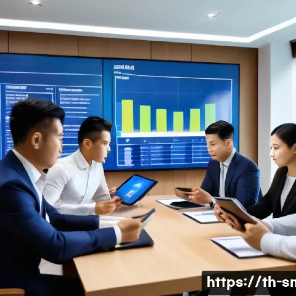 스포츠마케팅 직무에서의 성공적인 협상 전략 - A professional sports negotiation scene set in a modern conference room in Bangkok, Thailand, featur...
